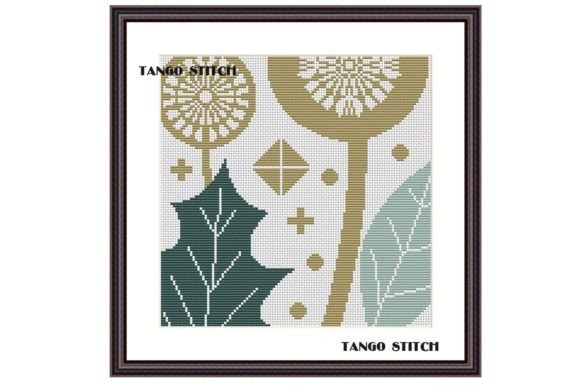Abstract Floral Cross Stitch Pattern Review for Personalized Gifts