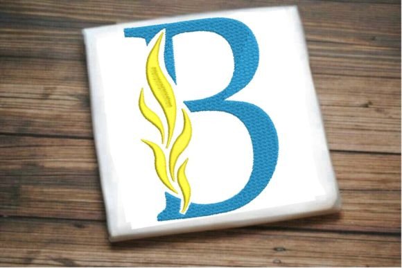 B Letter Beautiful Fire Alphabet