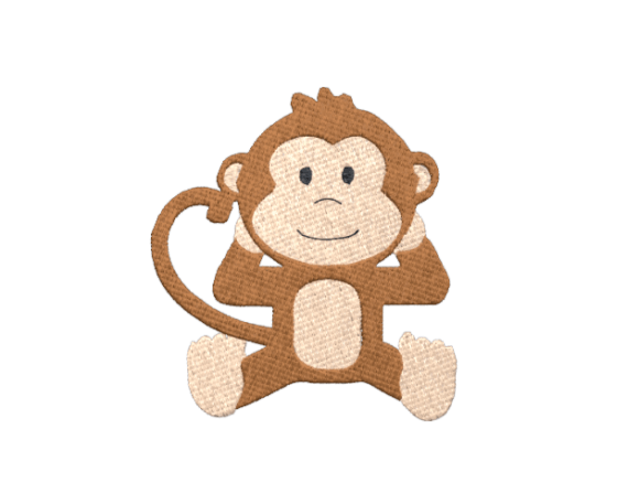 Baby Monkey Embroidery Design Review for Personalized Gifts