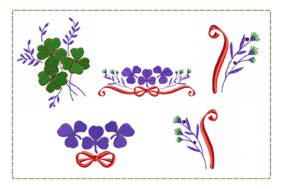 Creative Flower Motifs: A Bold Embroidery Design for Craft Fairs