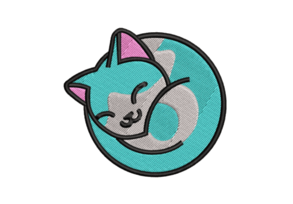 Cute Baby Cat Embroidery Design Review for Boutique Sweatshirts