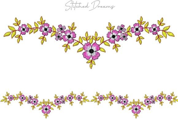 Floral Motif Borders Collection Review for Etsy Sellers