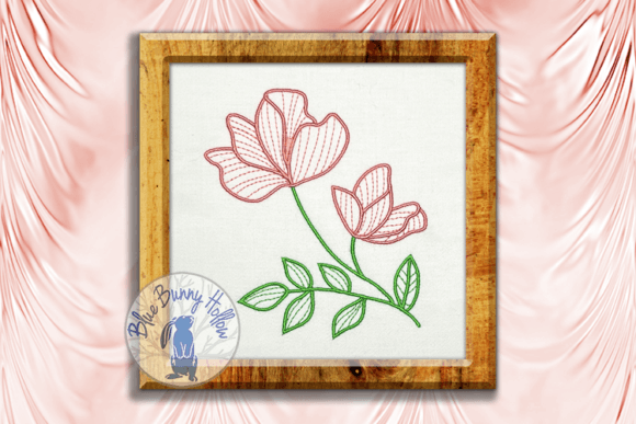 Flower Coral Embroidery Design Review for Business Use