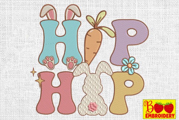 Funny Easter Hip Hop Review: A Playful Embroidery Design for Personalized Gifts