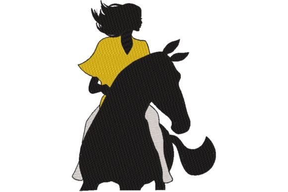 Girl on a Black Horse Embroidery Design Review