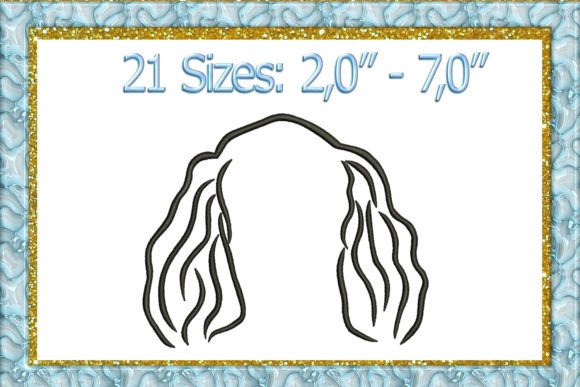 Irish Setter Ears: A Whimsical Embroidery Design for Boutique Apparel