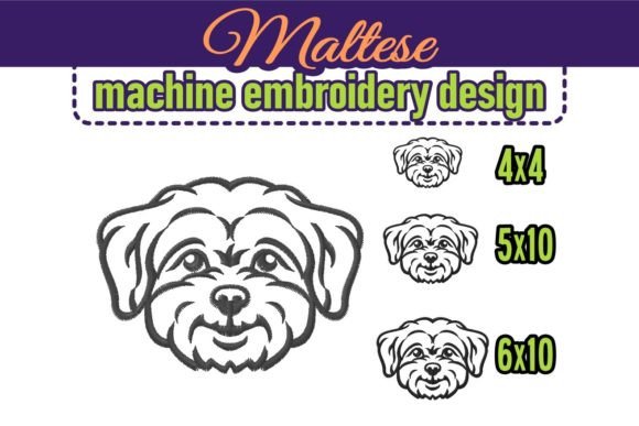Maltese Dog Face: A Seasonal Embroidery Design Review