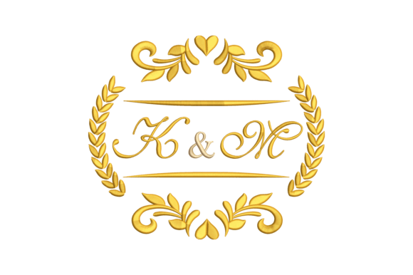 Monogram Letters K and M: A Review for Small Business Embroidery Use