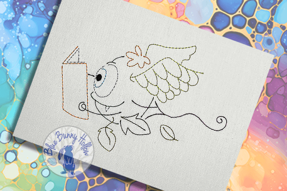 Monsters Read on the Fly: A Review for Embroidery Gift Makers