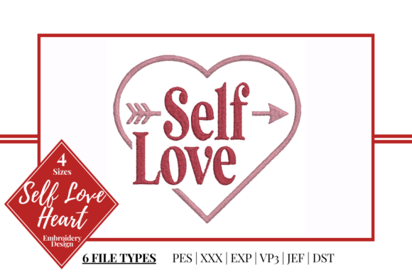 Self Love Heart Embroidery Design Review