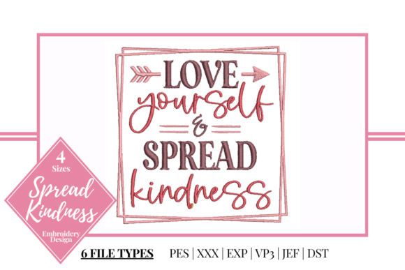 Spread Kindness Embroidery Design Review