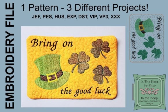 St Patrick's Day Mug Rug