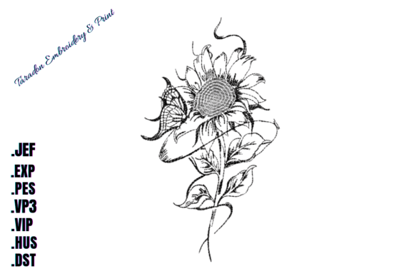Sunflower Butterfly Sketch Review: A Delightful Design for Real Projects