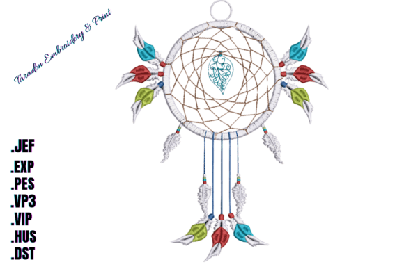 White Dream Catcher with Gem: A Designer’s Perspective